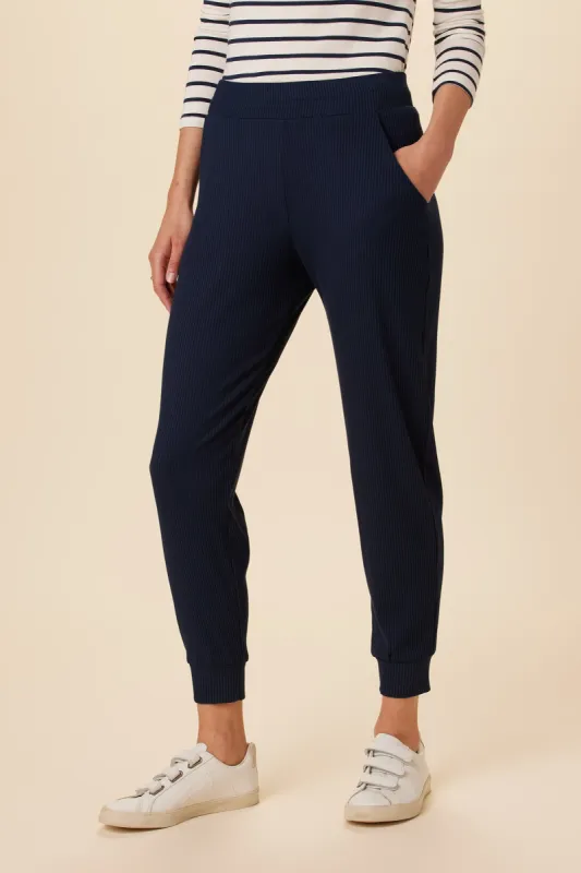 Skylar Paris Rib Joggers - Ocean sold by Amour Vert