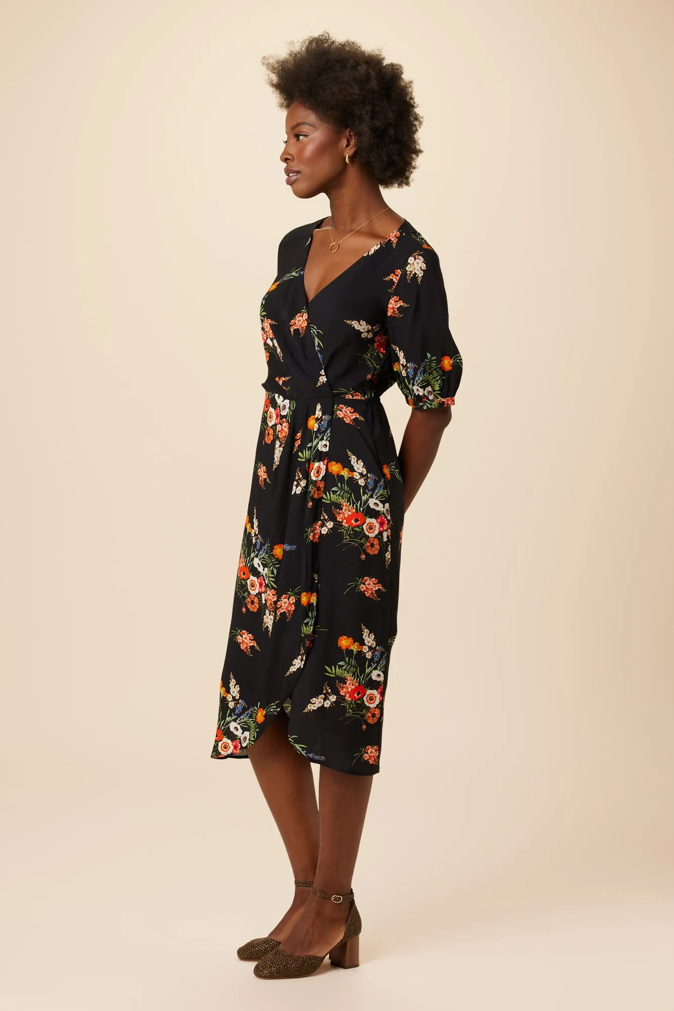 Raina Ecovero Dress - Treviso Orange sold by Amour Vert product image thumbnail 2