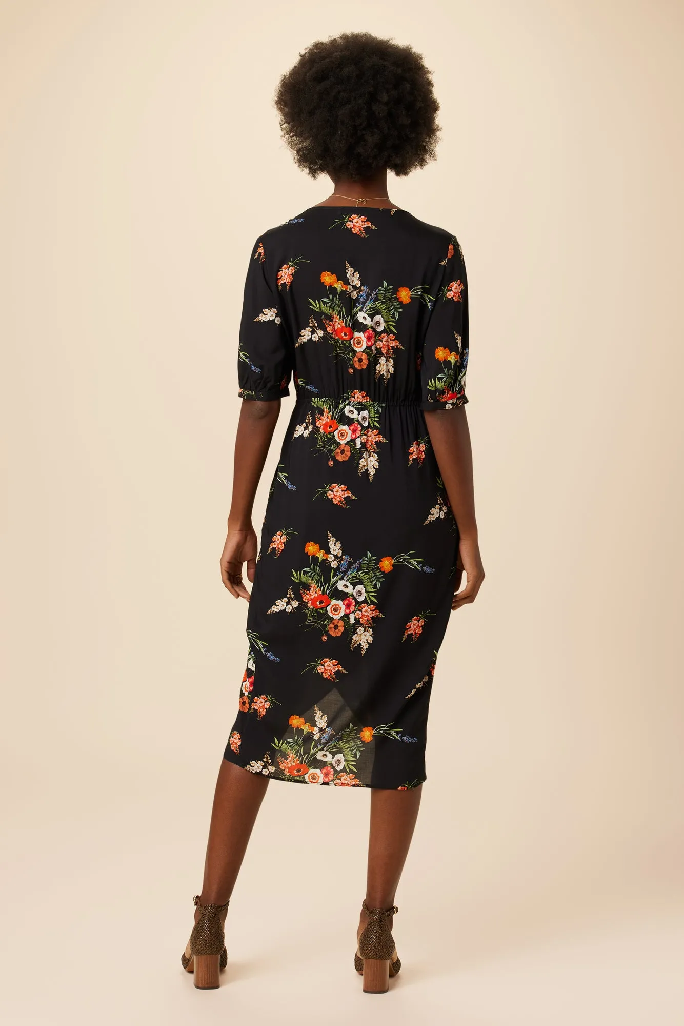 Raina Ecovero Dress - Treviso Orange sold by Amour Vert product image thumbnail 3