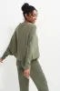 Dominique Reverie Terry Sweatshirt - Vetiver sold by Amour Vert