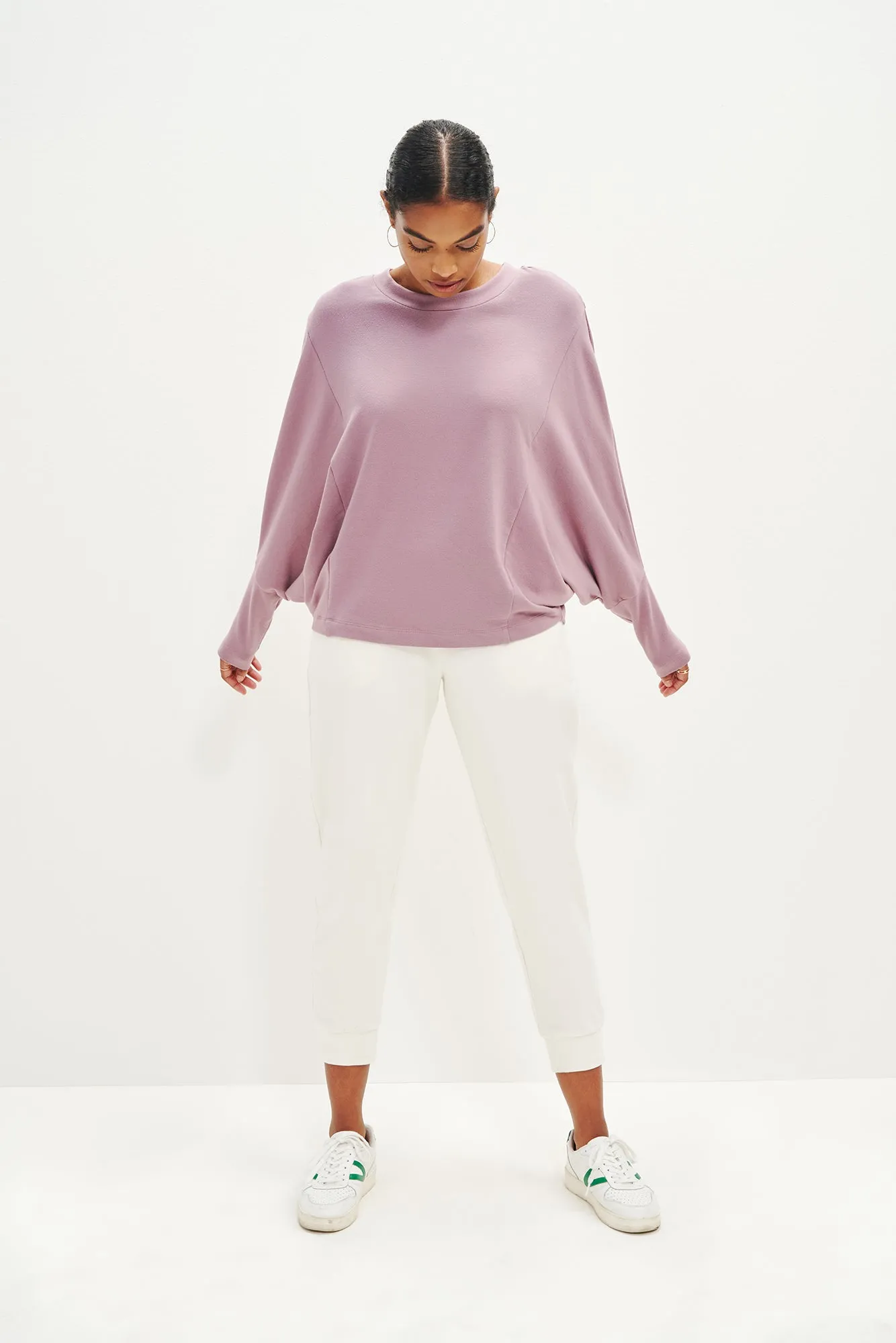 Dominique Reverie Terry Sweatshirt - Lavender - ReAmour sold by Amour Vert product image thumbnail 4