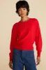 Daphne Novelty Stitch Sweater - Red sold by Amour Vert