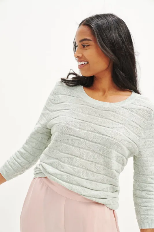 Leland Sweater - Mint sold by Amour Vert