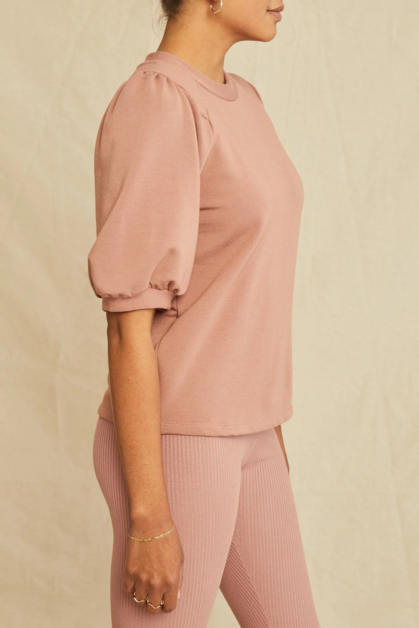 Reece Luxe Fleece Top - Quartz sold by Amour Vert product image thumbnail 2