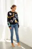 Roslyn Organic Cotton Sweater - Abstract Multi sold by Amour Vert