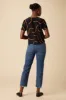 Suri Washable Silk Blouse - Waves Caramel sold by Amour Vert