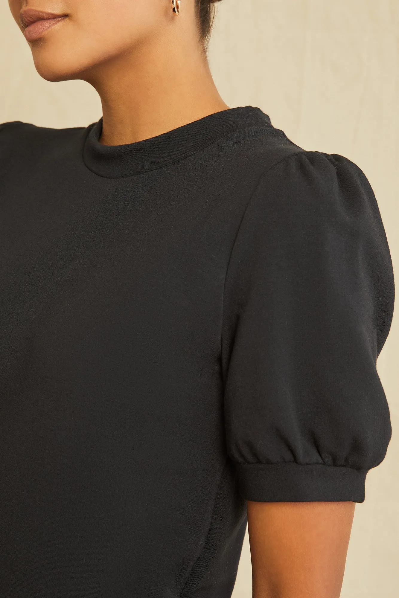 Reece Luxe Fleece Top - Black sold by Amour Vert product image thumbnail 2