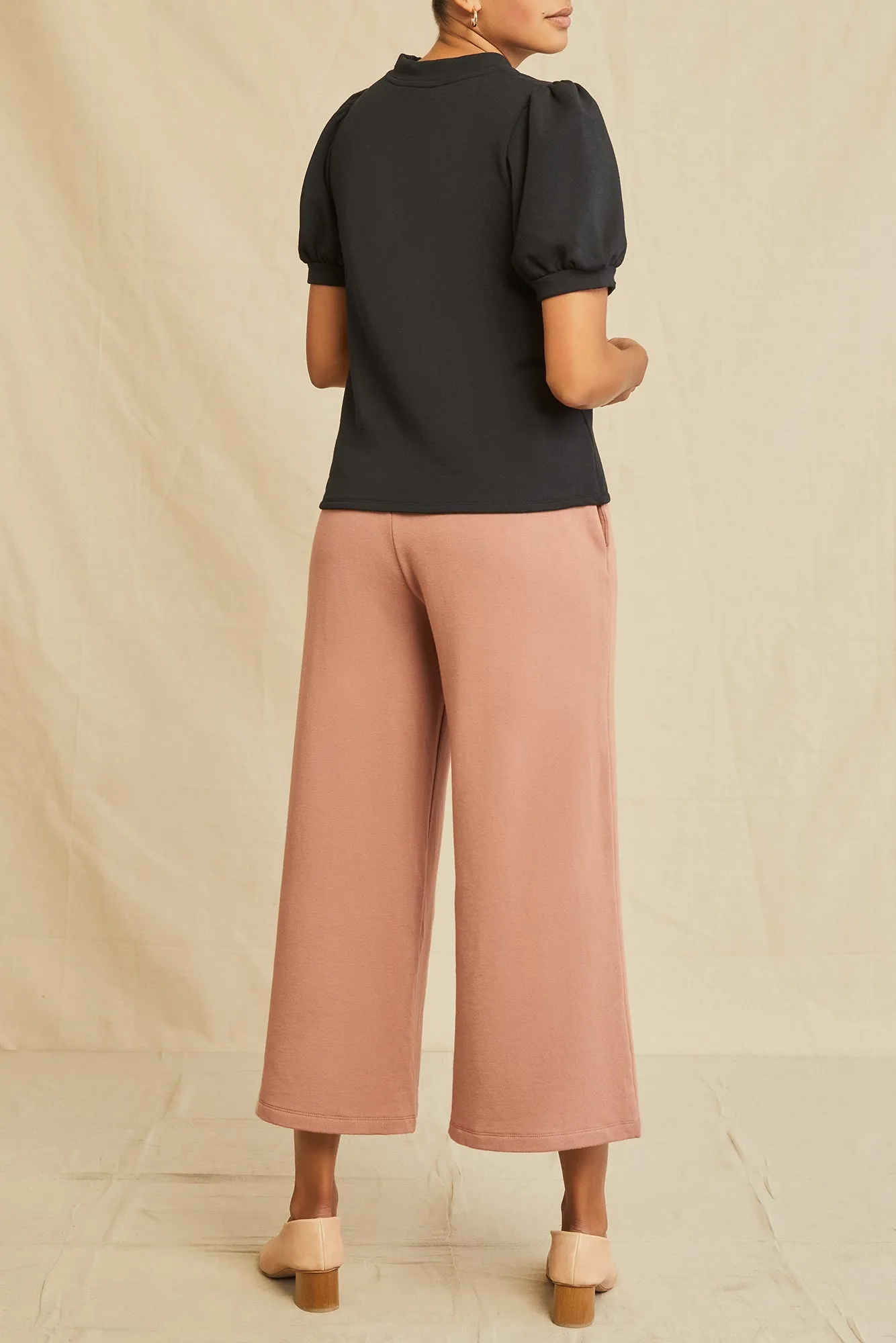 Reece Luxe Fleece Top - Black sold by Amour Vert product image thumbnail 4