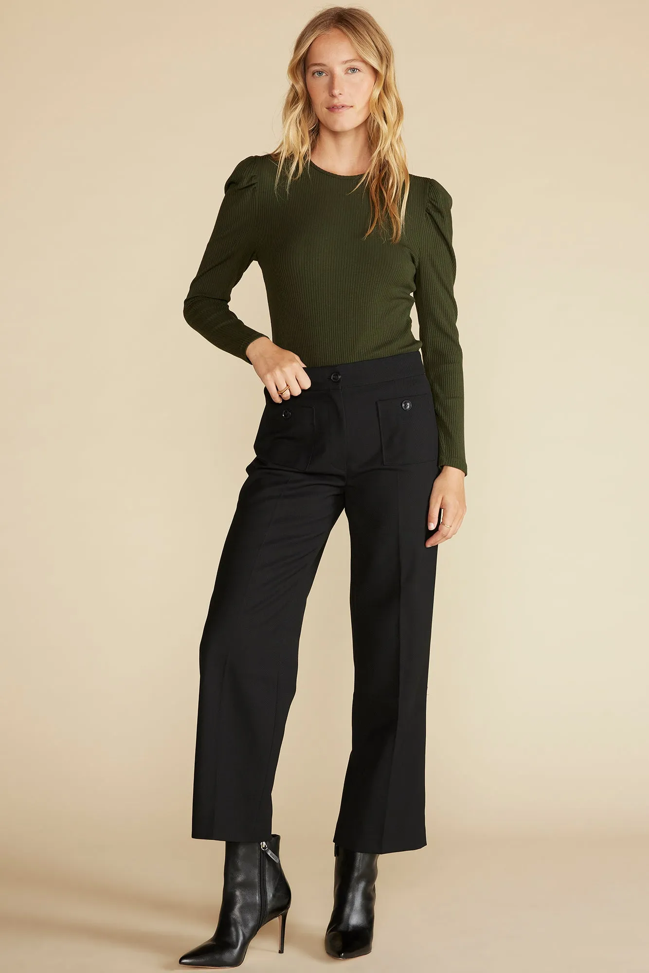 Alete Patch Pocket Pant - Black sold by Amour Vert product image thumbnail 5