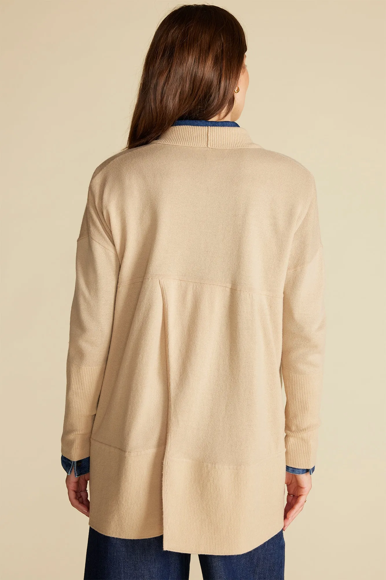 Bailey Wool Sweater Coat - Camel sold by Amour Vert product image thumbnail 4
