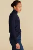 Carrie Turtleneck Cashmere Sweater - Navy Blue sold by Amour Vert