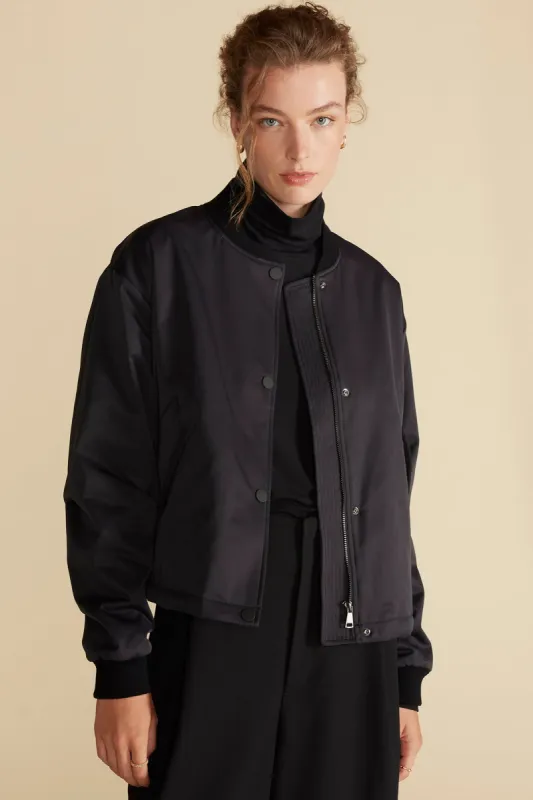 Jarrel Bomber Jacket - Black sold by Amour Vert