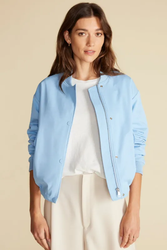 Jarrel Bomber Jacket - Sky Blue sold by Amour Vert