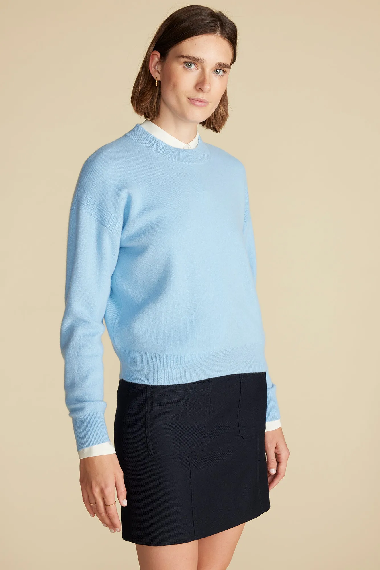 Pearl Cashmere Sweater - Sky Blue sold by Amour Vert product image thumbnail 3