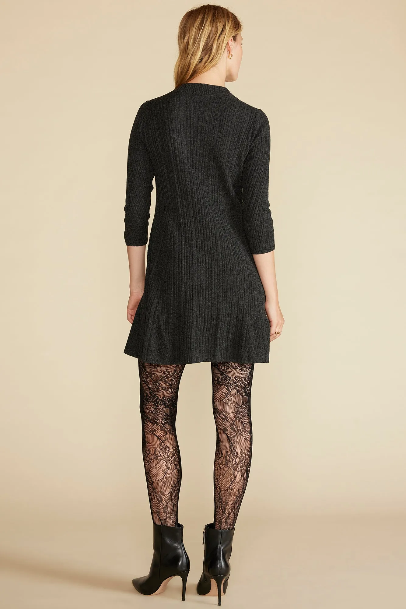 Sidony Mini Sweater Dress - Charcoal Grey sold by Amour Vert product image thumbnail 4