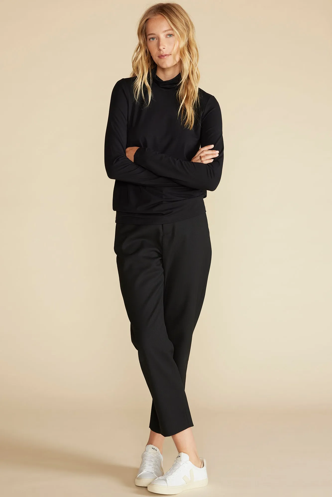 Taper Tailored Ankle Trouser - Black sold by Amour Vert product image thumbnail 5