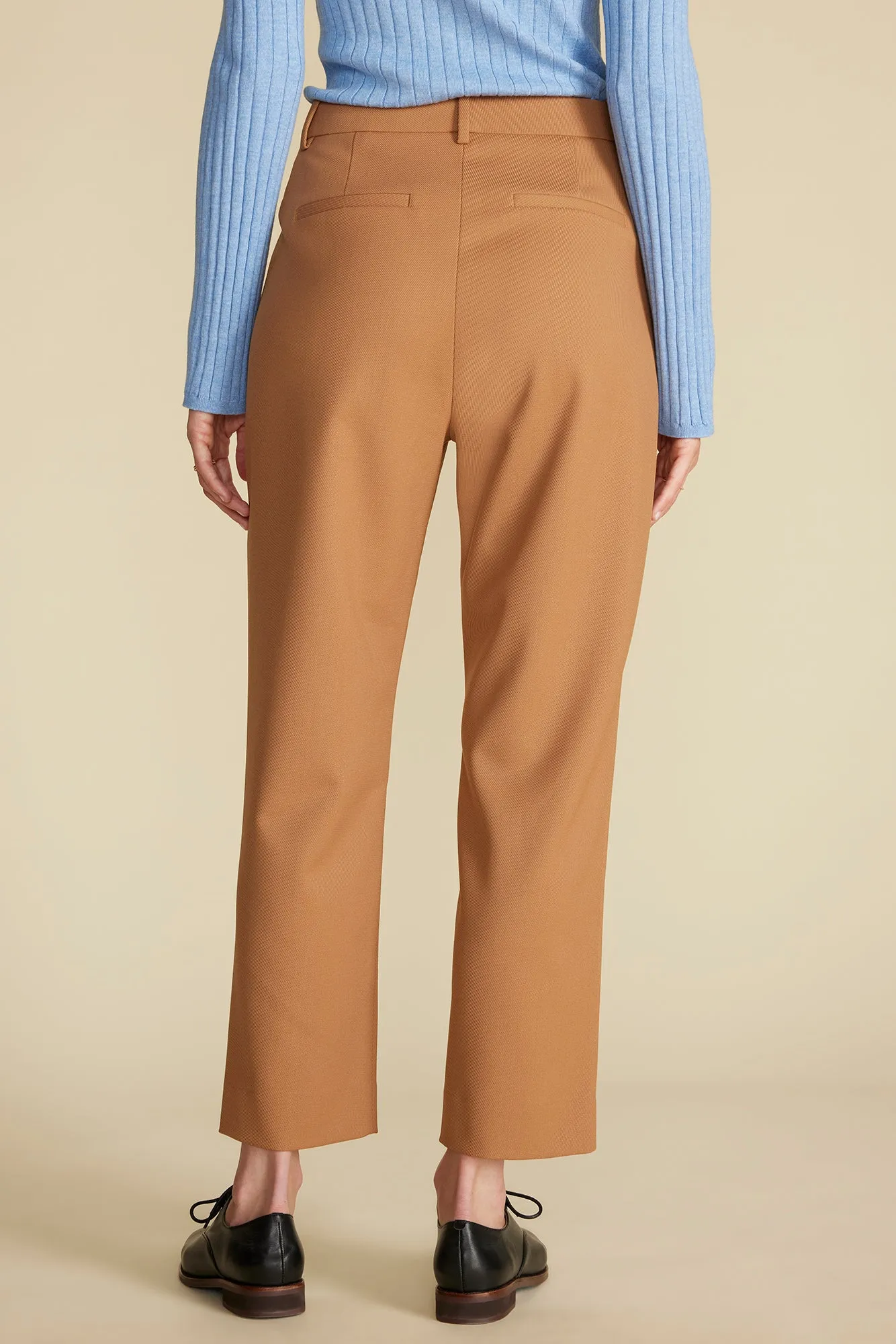 Taper Tailored Ankle Trouser - Camel sold by Amour Vert product image thumbnail 4