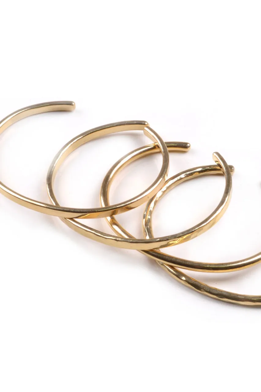 SOKO Delicate Bangle Bracelet Set - Gold sold by Amour Vert product image thumbnail 2