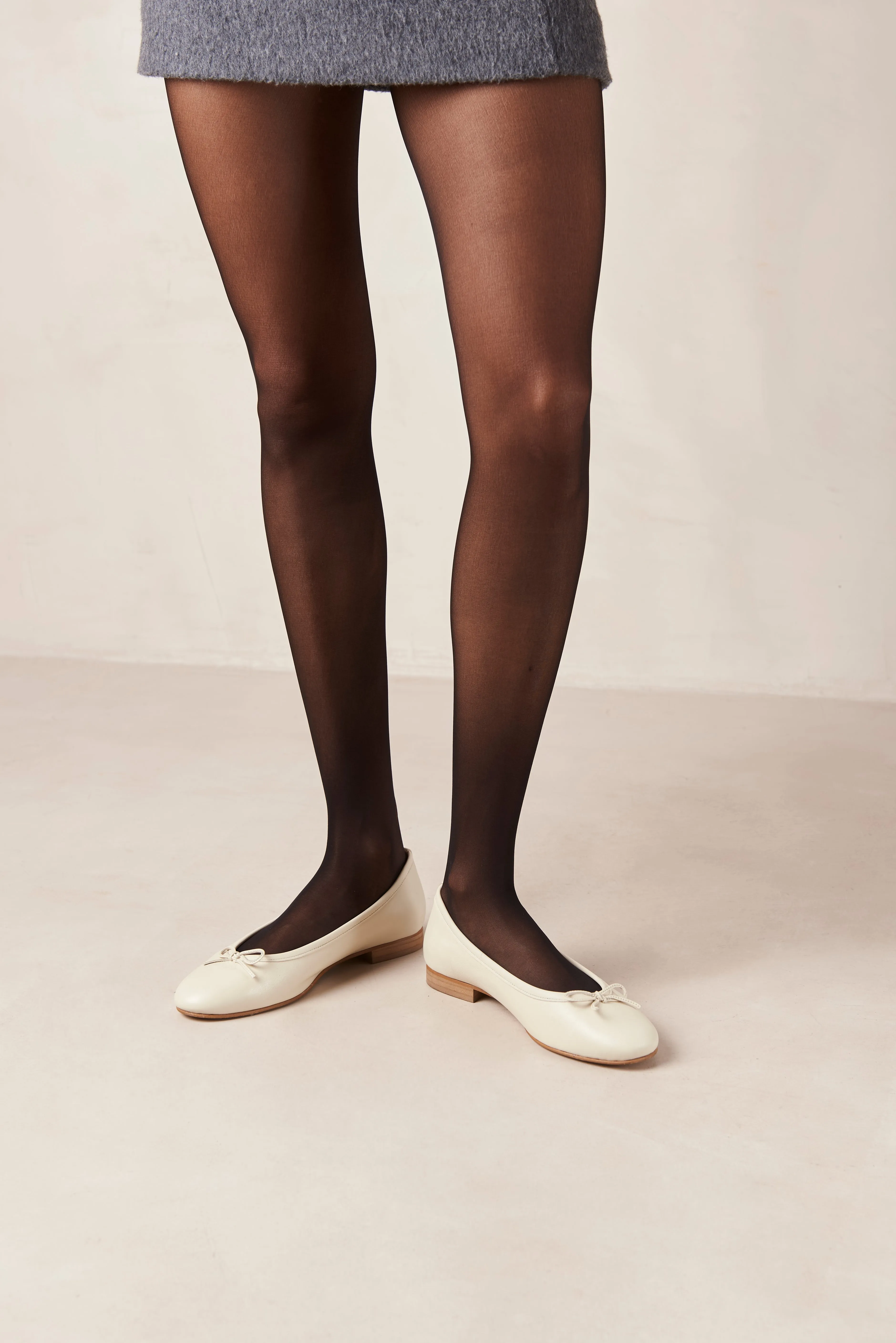 Alohas Oriana Leather Ballet Flats - Cream sold by Amour Vert product image thumbnail 2