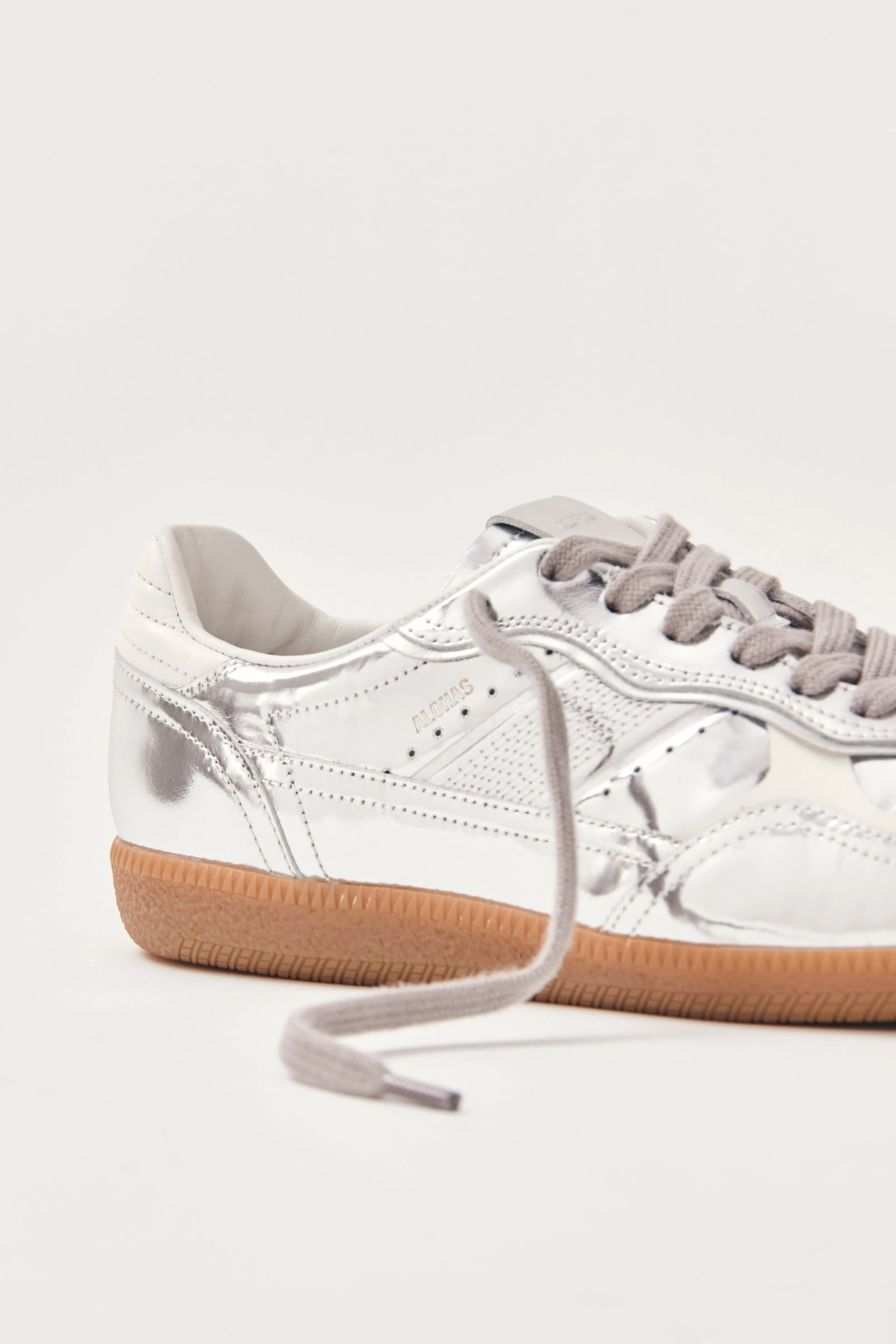Alohas Tb.490 Rife Leather Sneakers - Shimmer Silver sold by Amour Vert product image thumbnail 4