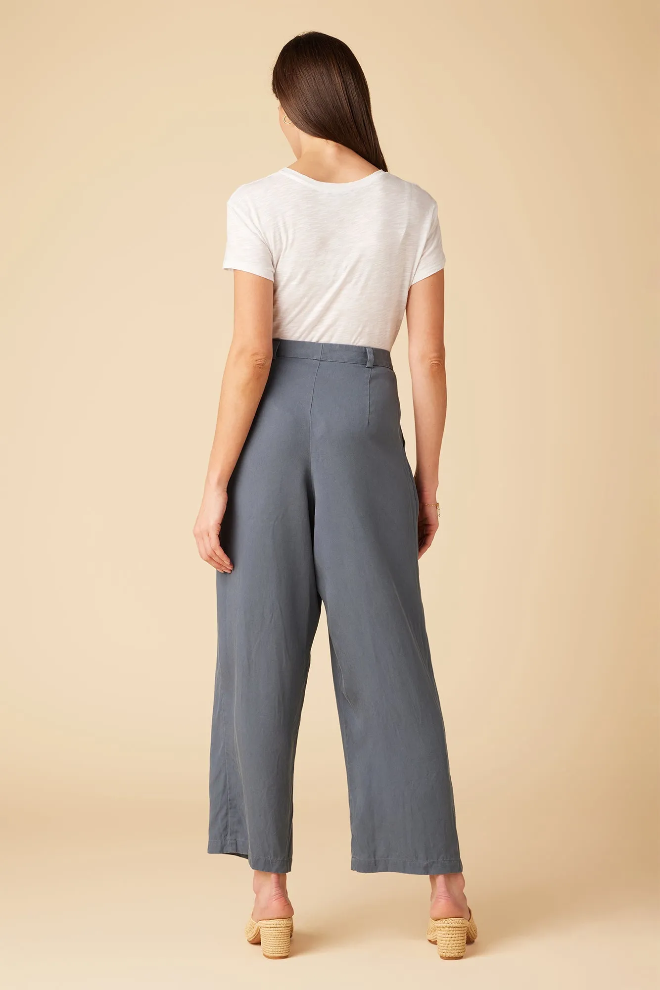 Holland Tencel Twill Pant - Slate - ReAmour sold by Amour Vert product image thumbnail 4