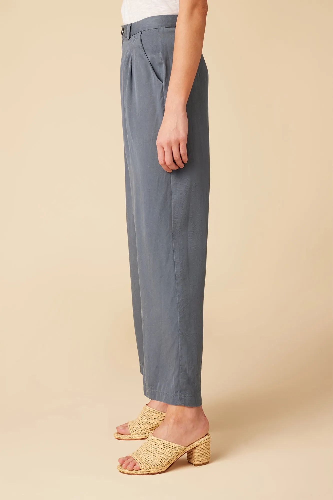 Holland Tencel Twill Pant - Slate - ReAmour sold by Amour Vert product image thumbnail 2