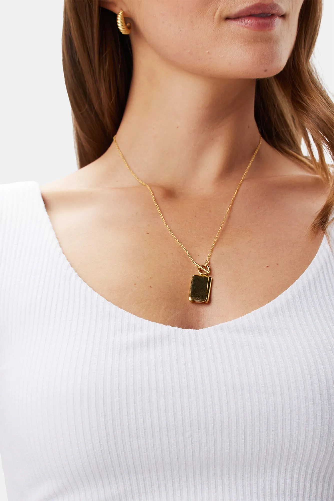 Rosa Paris Rib Tank - White - ReAmour sold by Amour Vert product image thumbnail 4