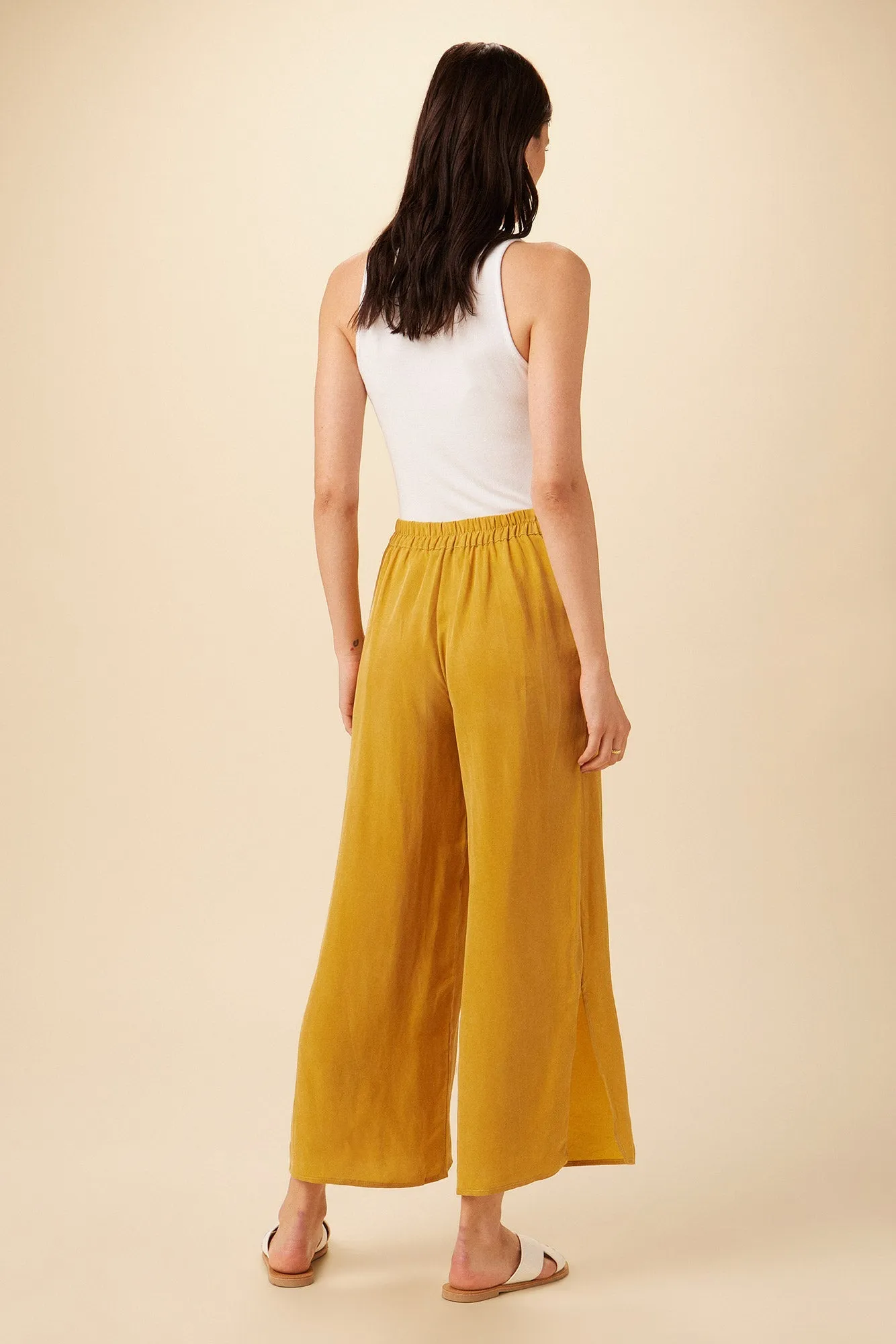 Sol Cottonseed Cupro Pant - Chai - ReAmour sold by Amour Vert product image thumbnail 4