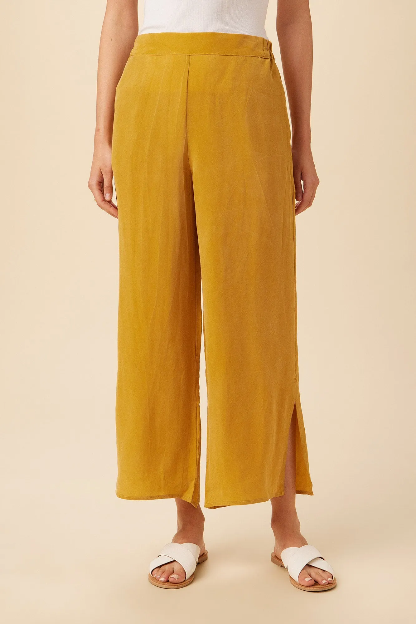 Sol Cottonseed Cupro Pant - Chai - ReAmour sold by Amour Vert