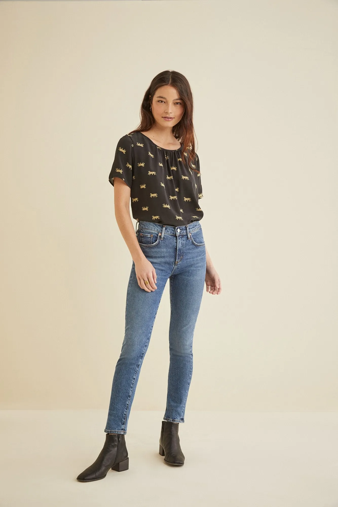 Vanya Blouse - Jaguar - ReAmour sold by Amour Vert product image thumbnail 5