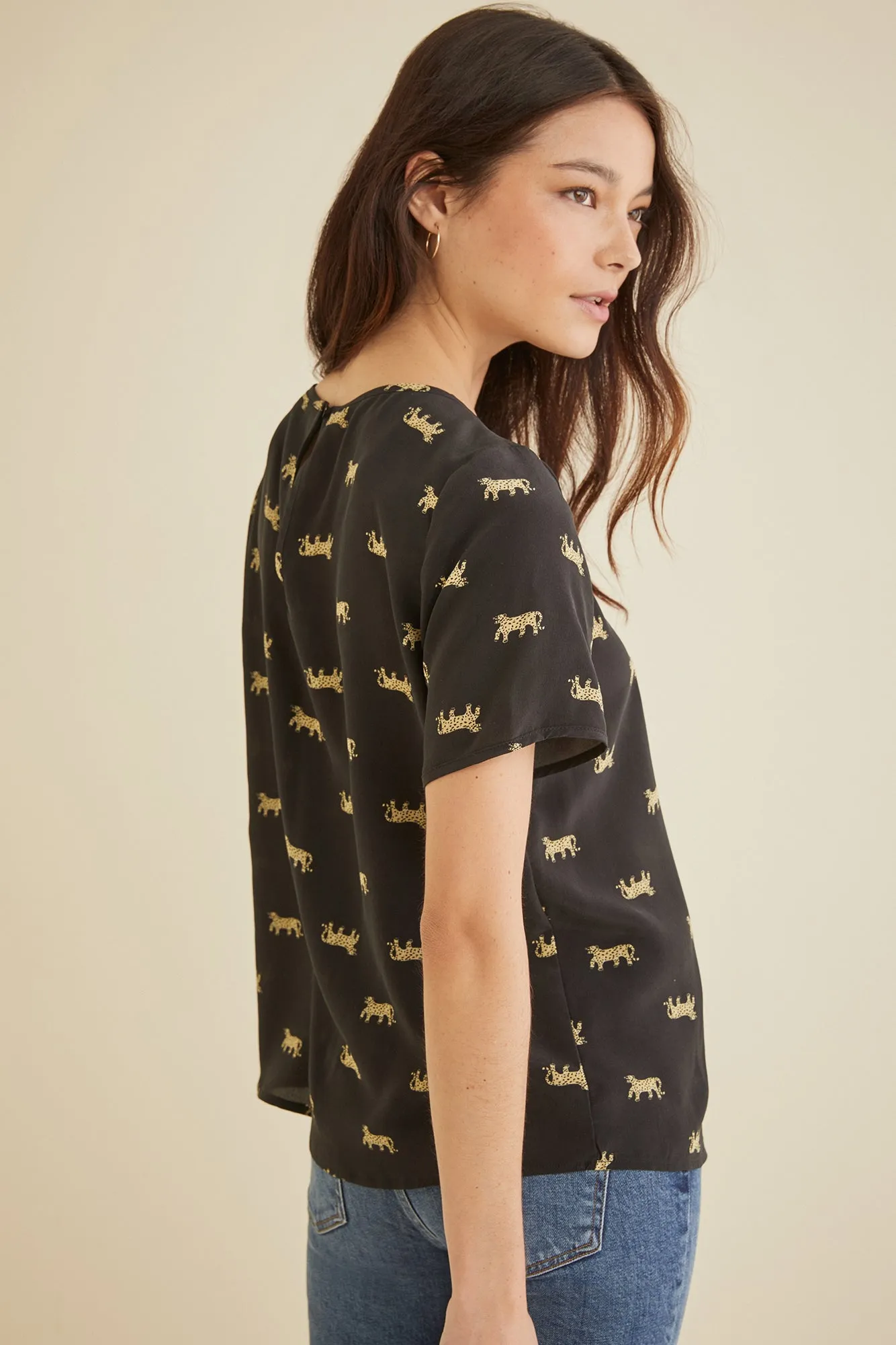 Vanya Blouse - Jaguar - ReAmour sold by Amour Vert product image thumbnail 3