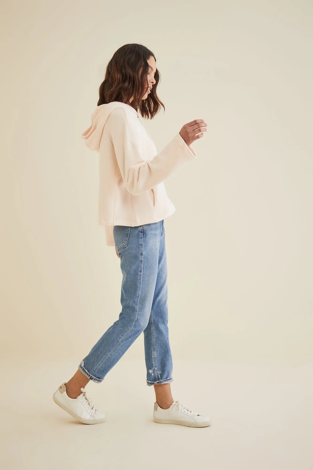 Tenley Hoodie - Petal - ReAmour sold by Amour Vert product image thumbnail 4