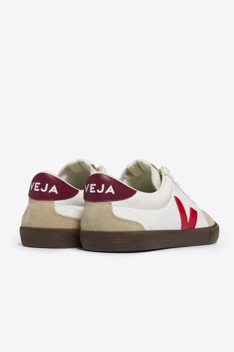 Veja Volley Leather Sneaker - White Pekin Bark sold by Amour Vert product image thumbnail 3