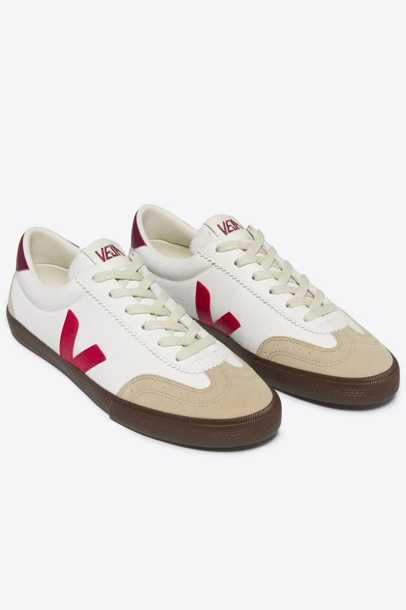 Veja Volley Leather Sneaker - White Pekin Bark sold by Amour Vert product image thumbnail 2