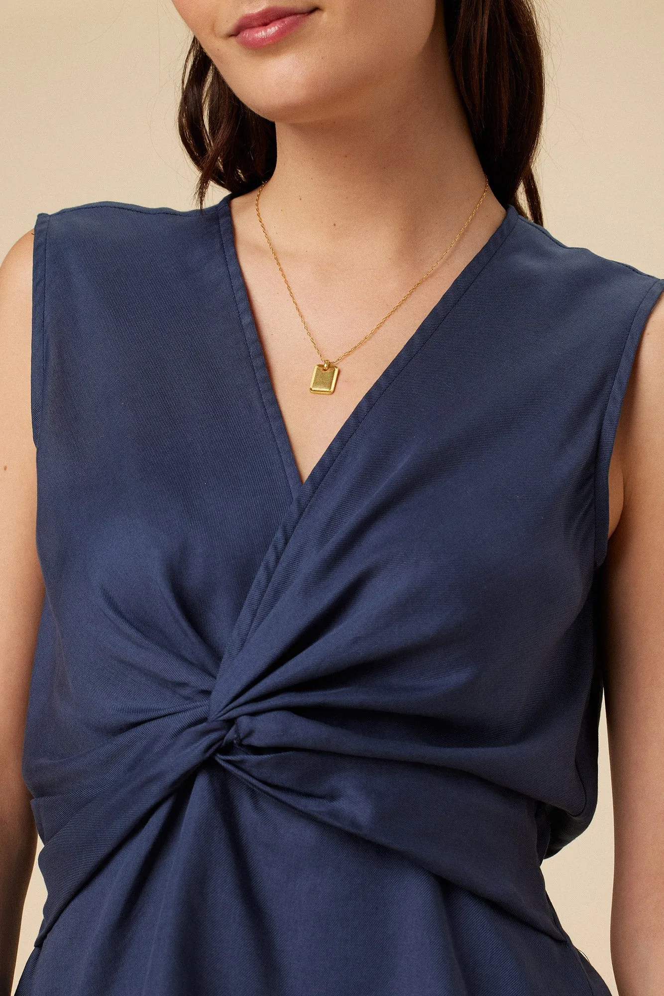 Clemence Tencel Blouse - Indigo - ReAmour sold by Amour Vert product image thumbnail 4