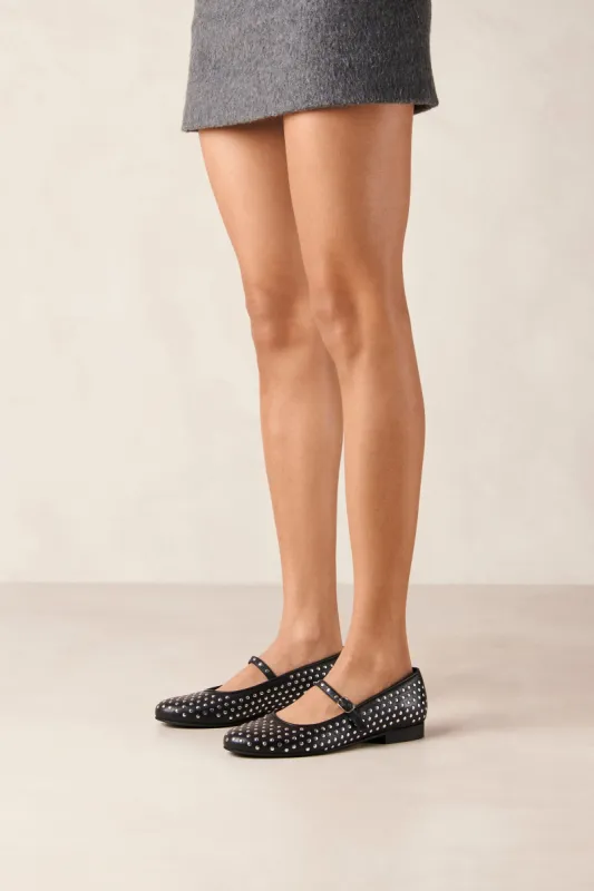 Alohas Lucien Leather Ballet Flats - Black sold by Amour Vert