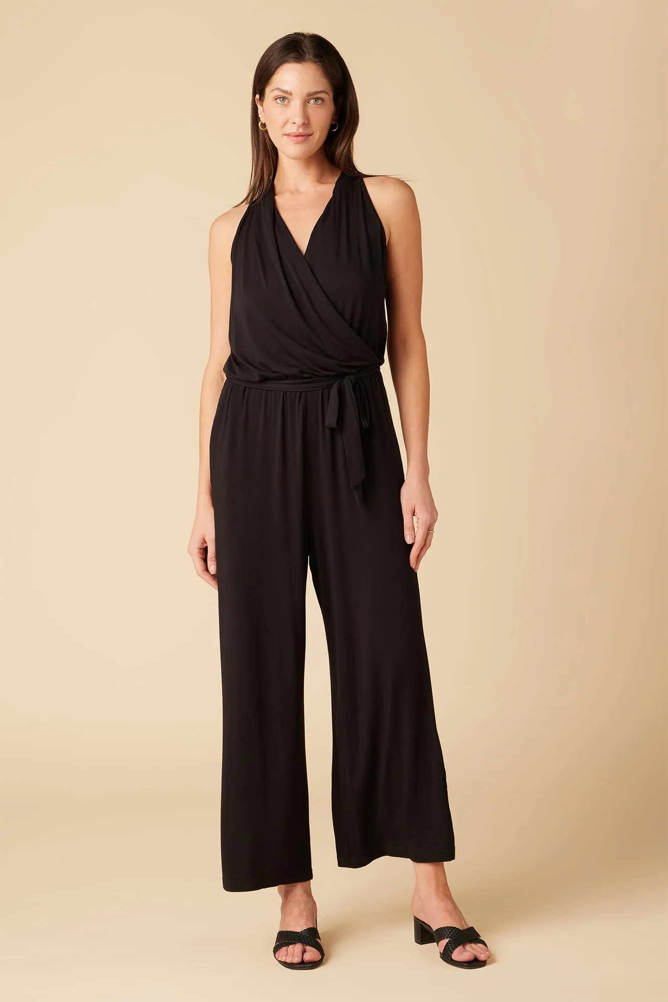 Agnes Modal Jumpsuit - Black - ReAmour sold by Amour Vert