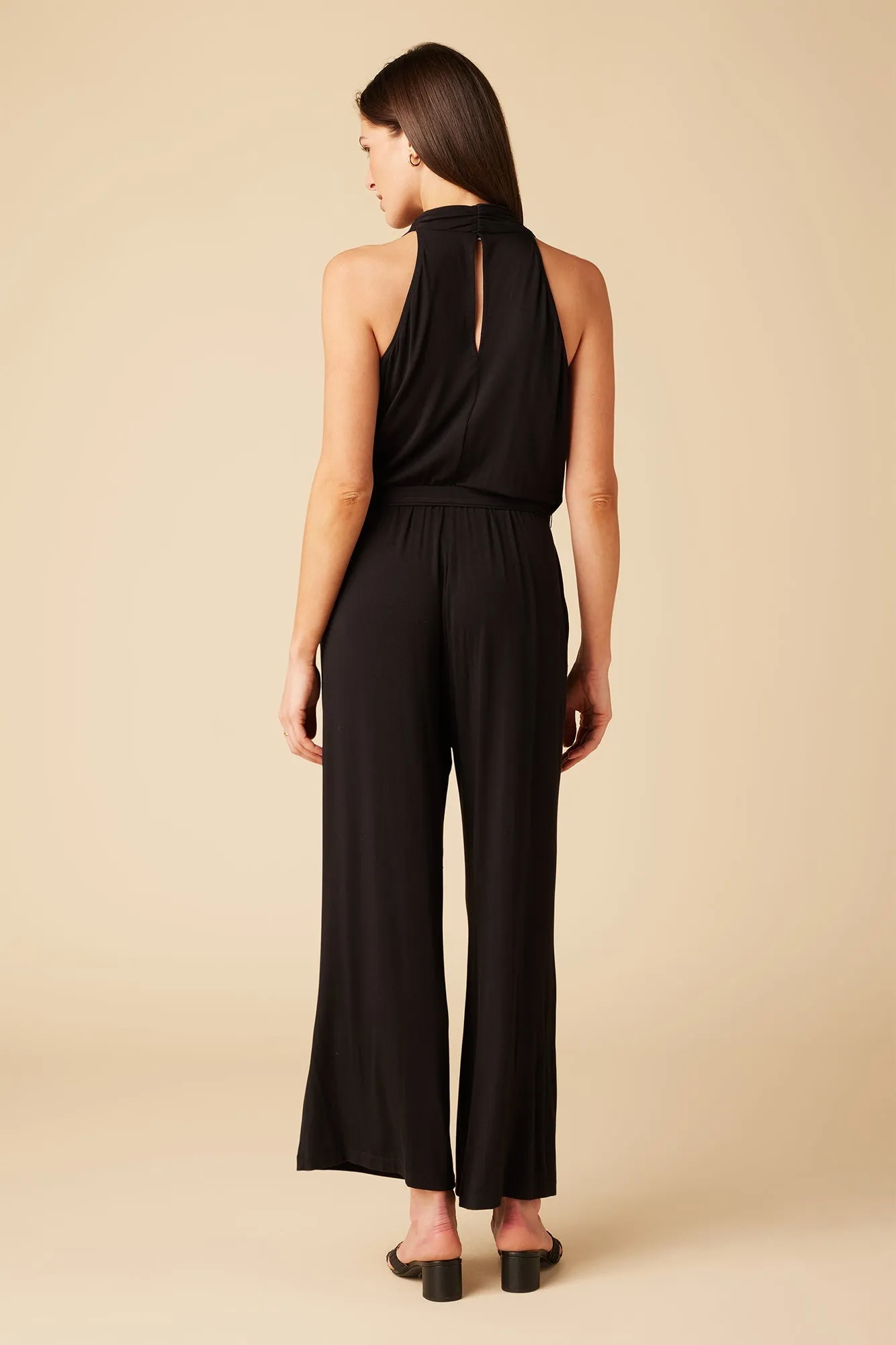 Agnes Modal Jumpsuit - Black - ReAmour sold by Amour Vert product image thumbnail 3