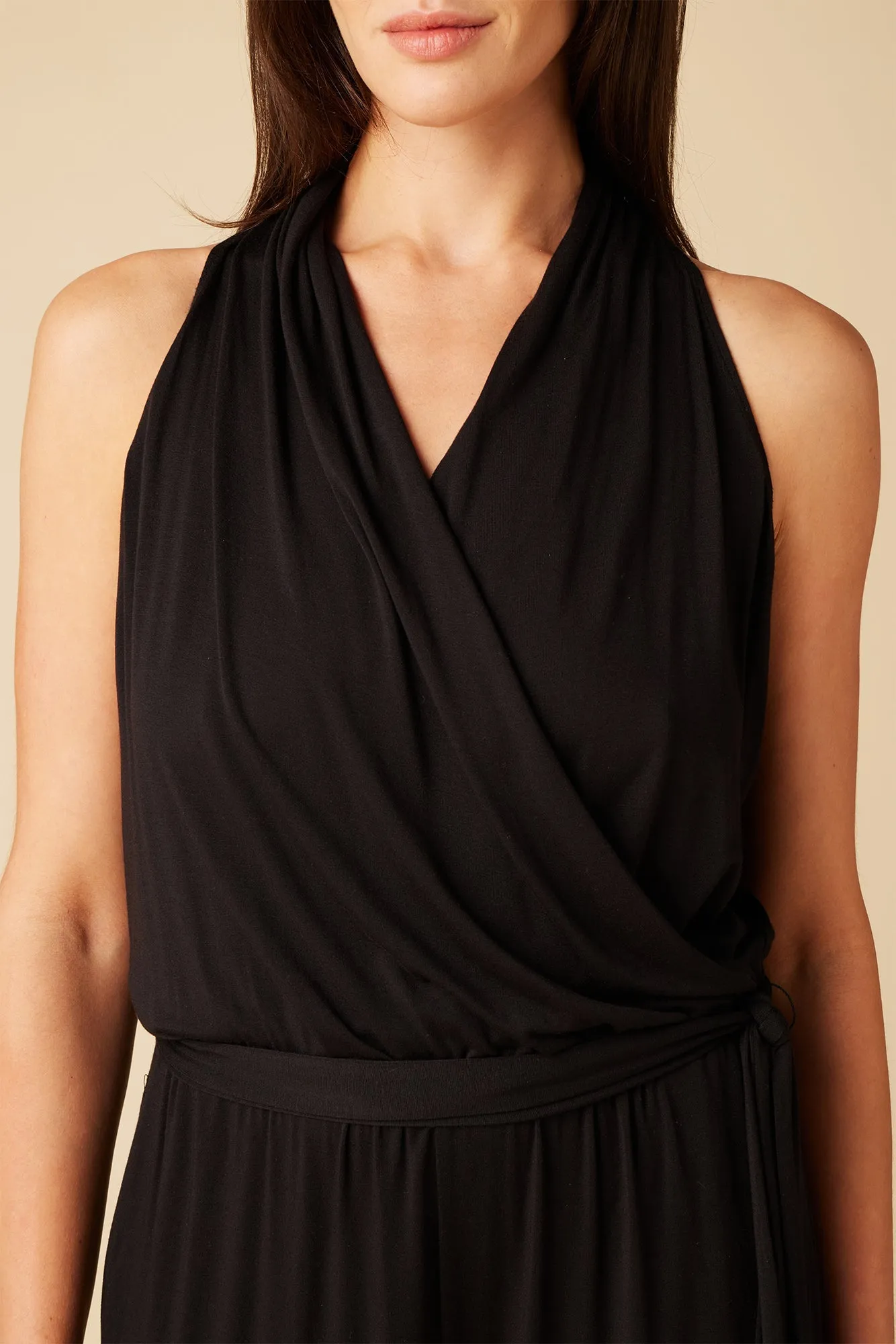 Agnes Modal Jumpsuit - Black - ReAmour sold by Amour Vert product image thumbnail 4