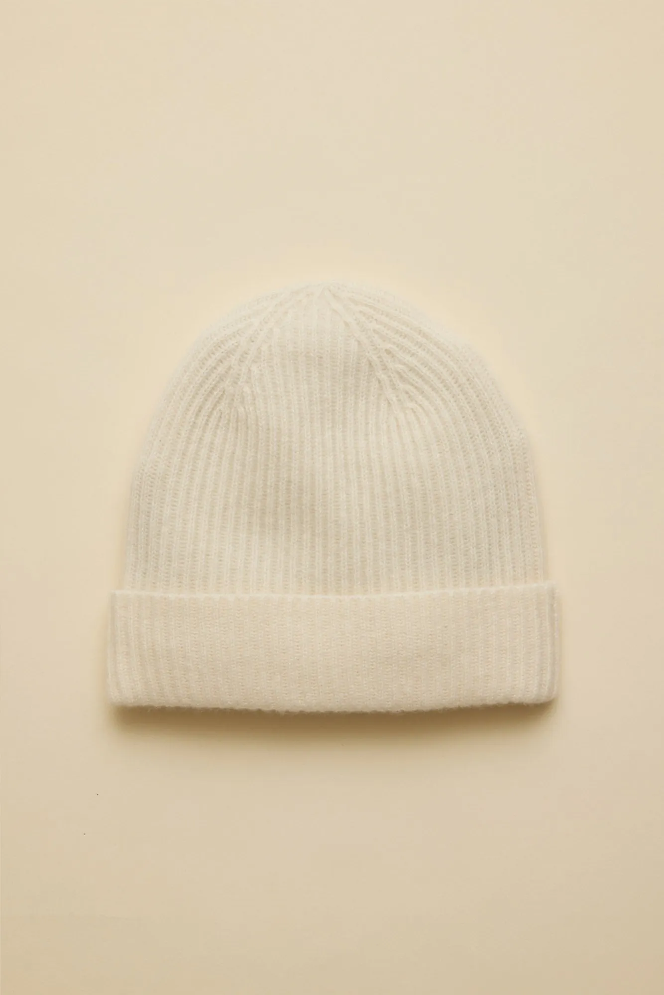 Dory Cashmere Beanie - Ivory sold by Amour Vert