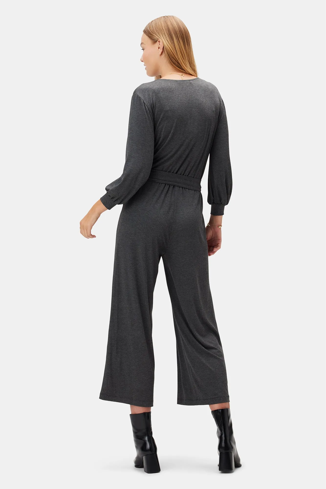 Everley Modal Jumpsuit - Anthracite - ReAmour sold by Amour Vert product image thumbnail 3