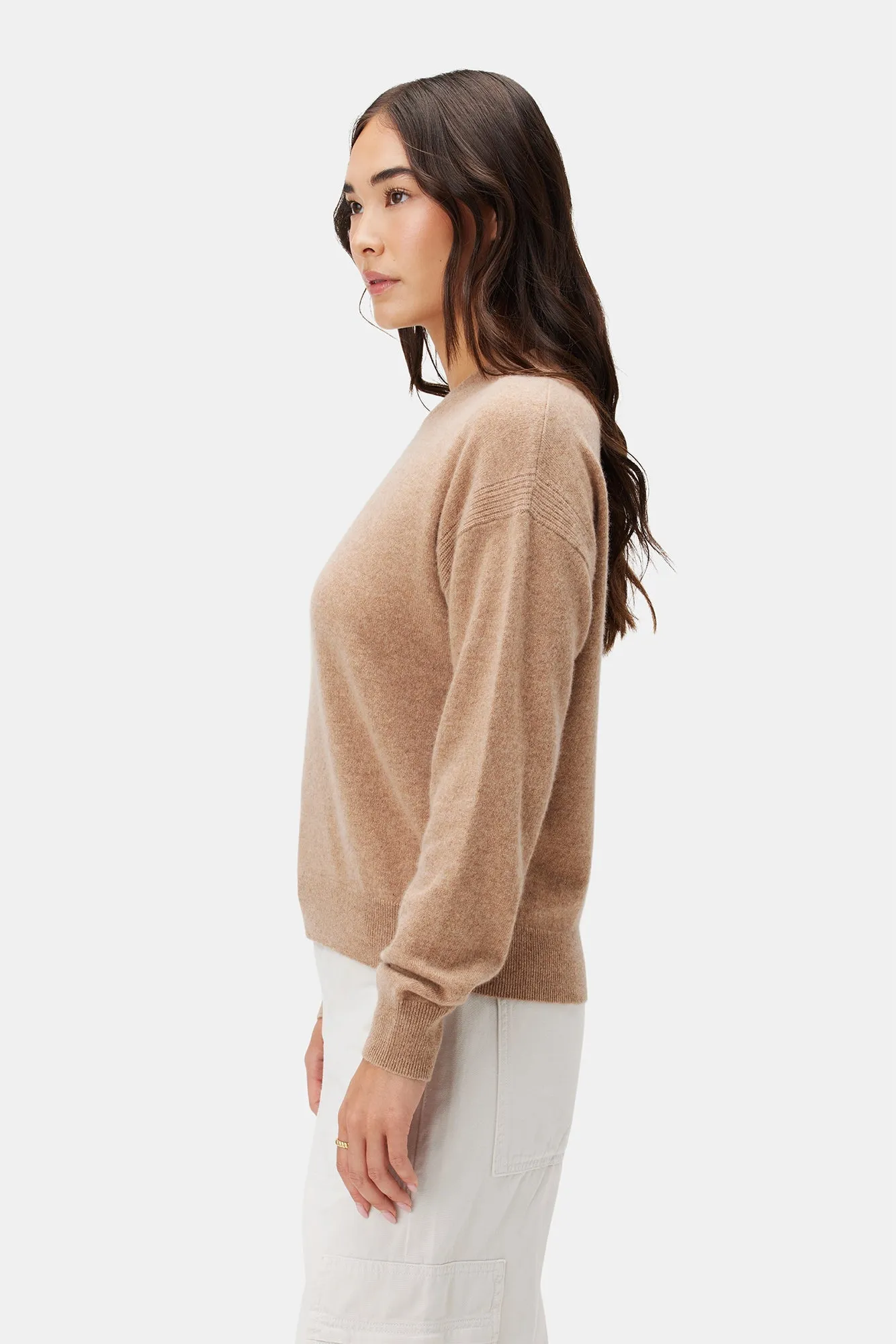 Pearl Cashmere Sweater - Cafe Au Lait - ReAmour sold by Amour Vert product image thumbnail 2