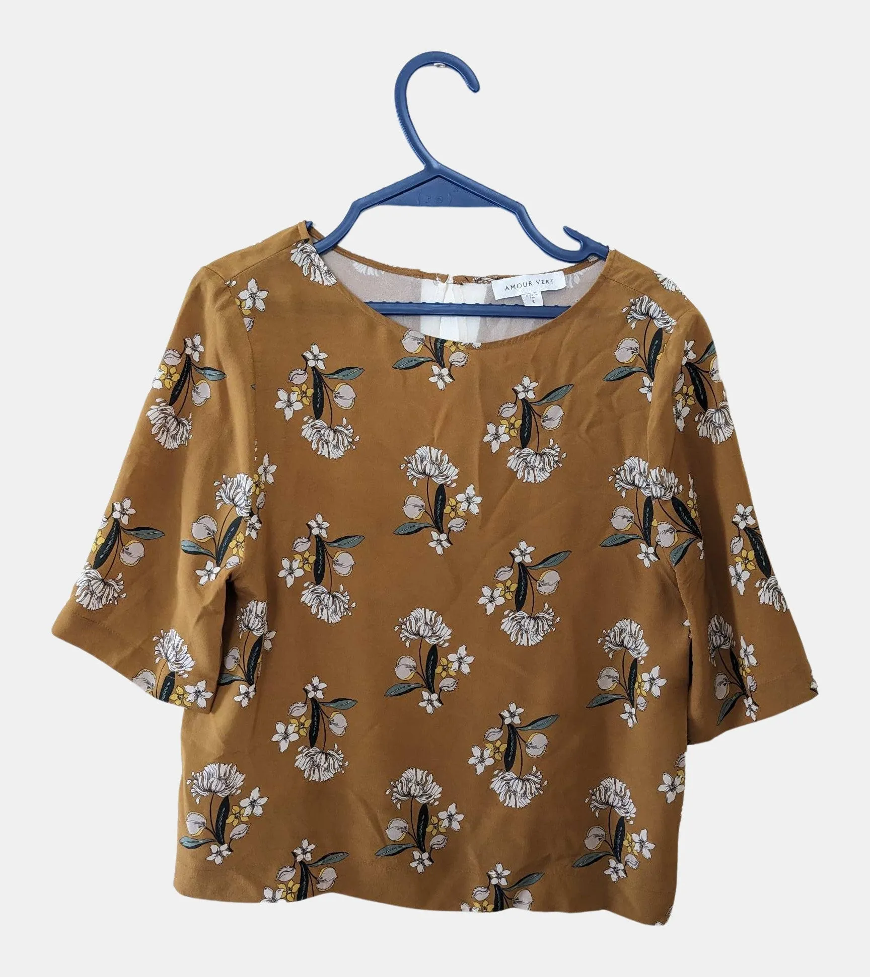 Vicky Washable Silk Blouse - Anemone - ReAmour sold by Amour Vert