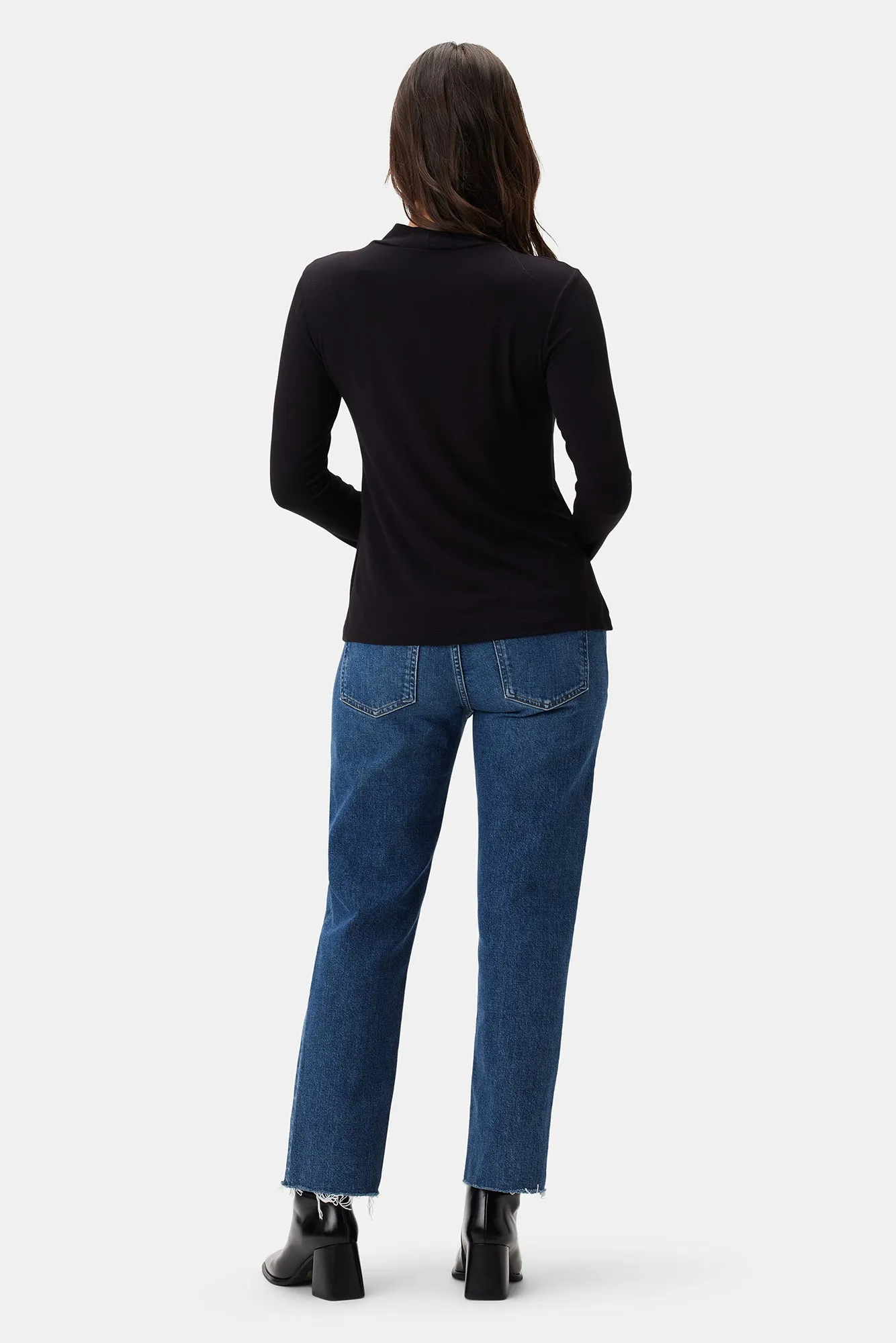 Wren Modal Top - Black - ReAmour sold by Amour Vert product image thumbnail 3