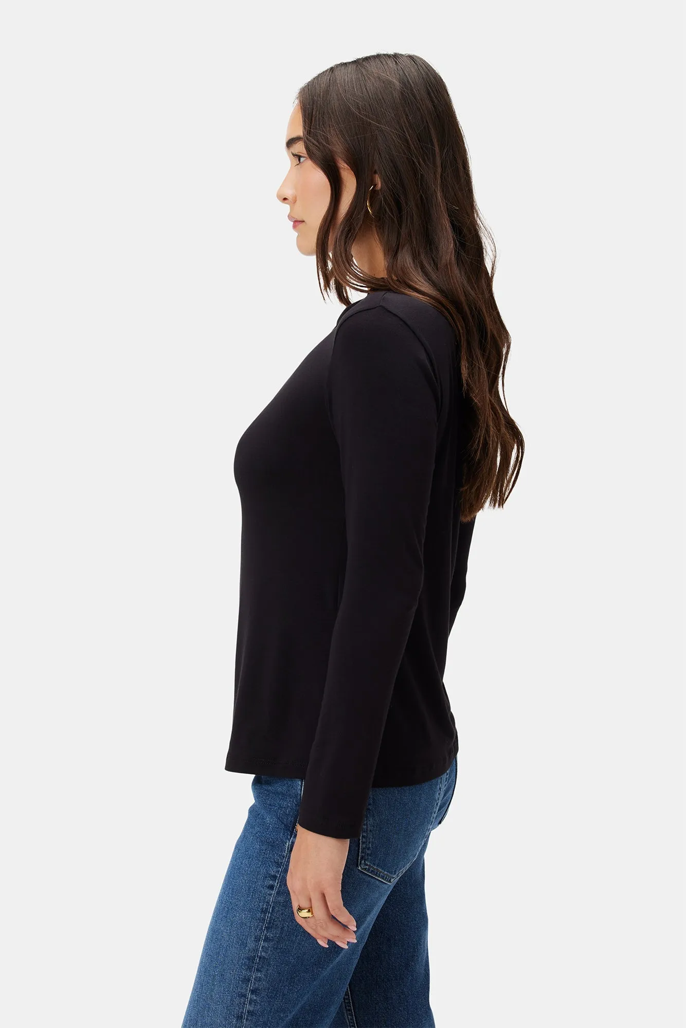 Wren Modal Top - Black - ReAmour sold by Amour Vert product image thumbnail 2
