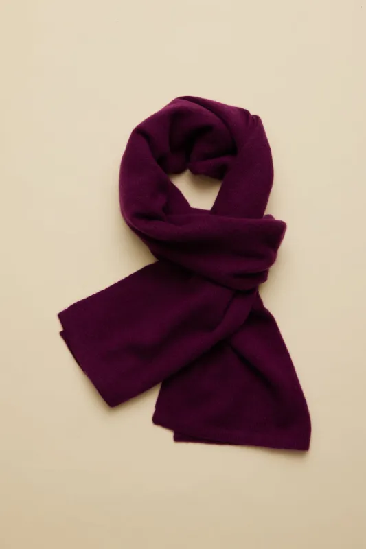 Jolie Cashmere Scarf - Syrah sold by Amour Vert