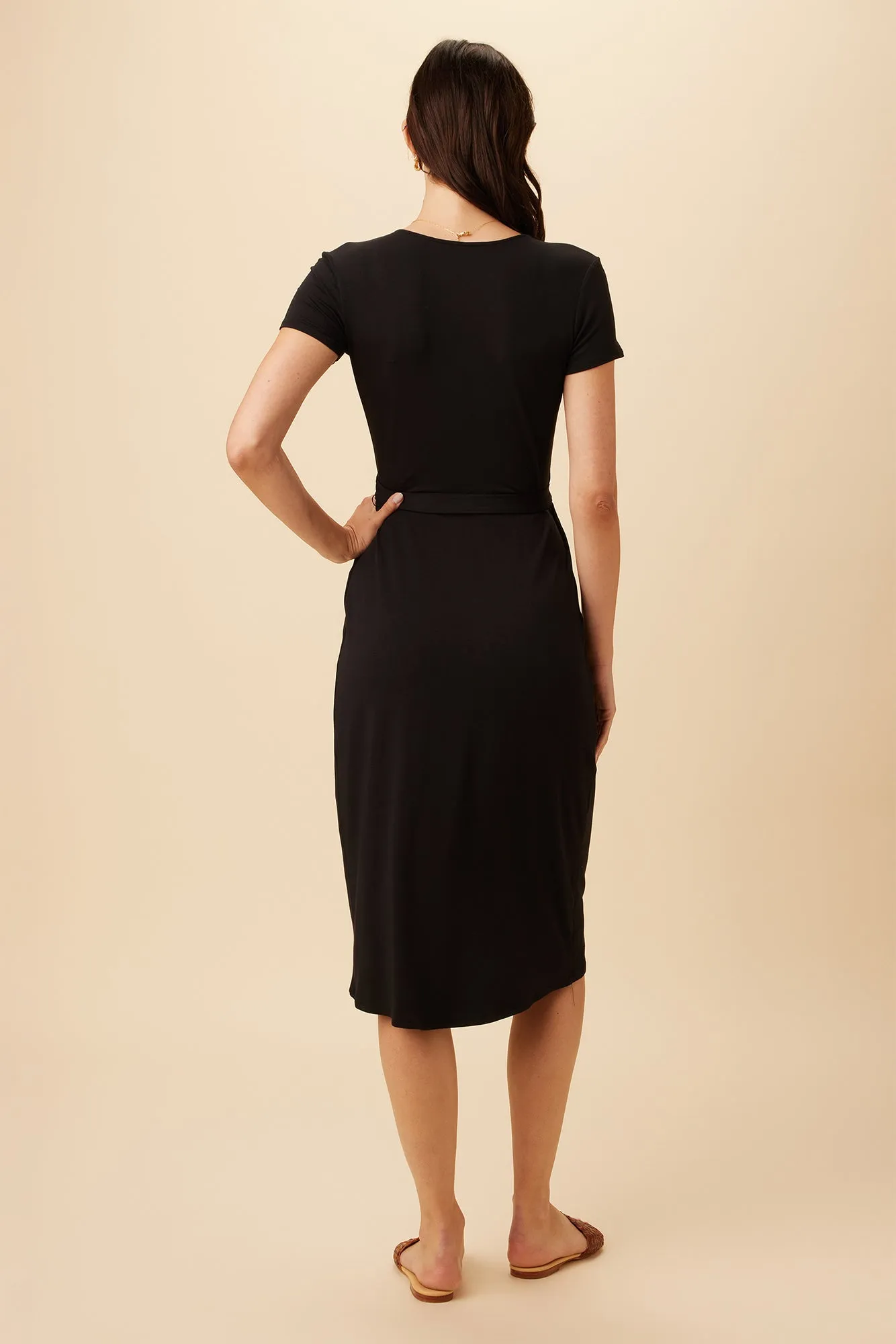 Betsyn Modal Dress - Black - ReAmour sold by Amour Vert product image thumbnail 3