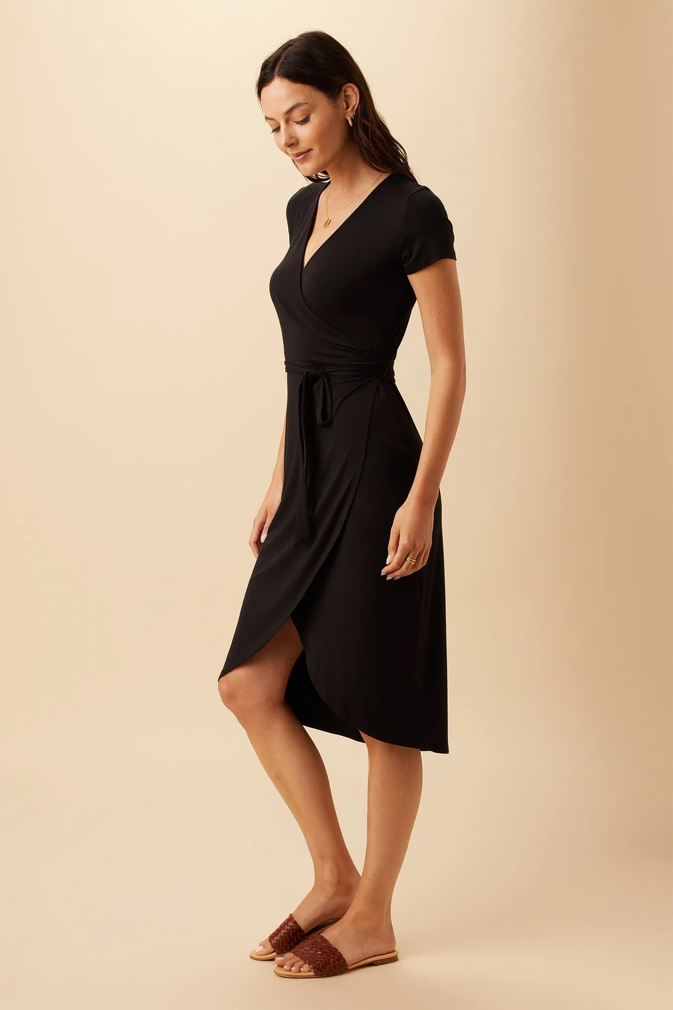 Betsyn Modal Dress - Black - ReAmour sold by Amour Vert product image thumbnail 2