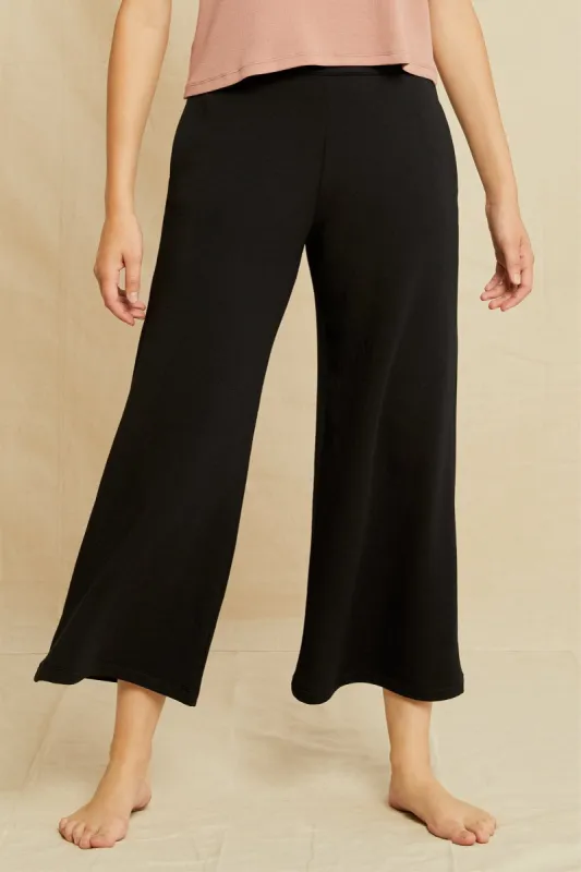 Eugenia Luxe Fleece Pant - Black - ReAmour sold by Amour Vert