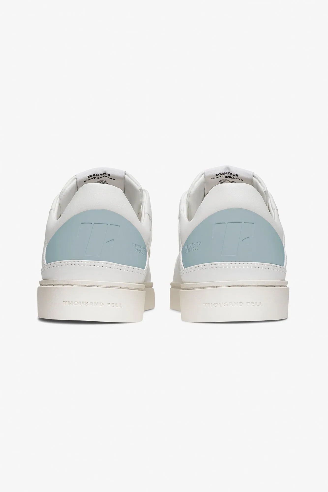 Thousand Fell Court Sneaker - White and Starlight Blue sold by Amour Vert product image thumbnail 5